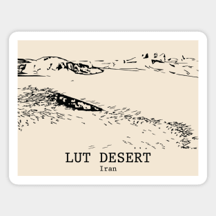 Lut Desert - Iran Magnet